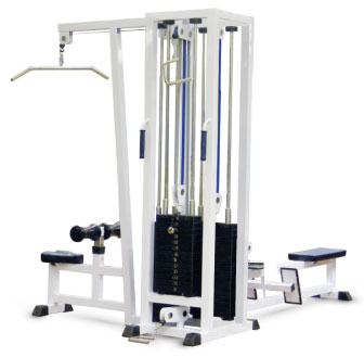 3-х позиционная станция с одинарной блочной рамкой MB Barbell MB 3.03.1