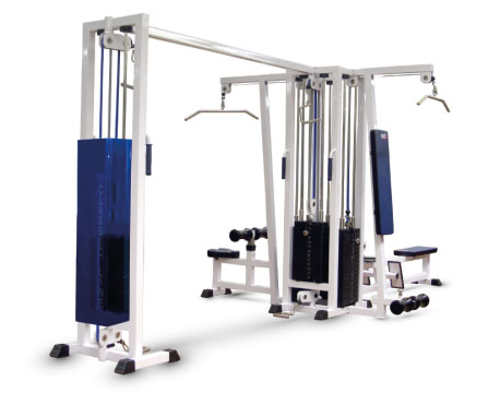 4-х позиционная станция с перекрестной тягой MB Barbell MB 3.16