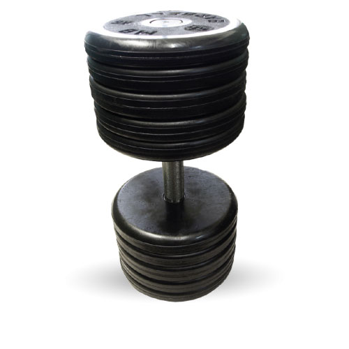 Гантель черная "Классик" 52 кг MB Barbell MB-FdbEM-BN52
