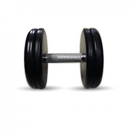 Гантель черная "Классик" 17 кг MB Barbell MB-FdbEM-B17
