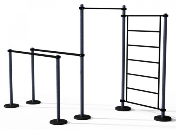 Шведская стенка, турник и брусья MB Barbell MB 7.60/10